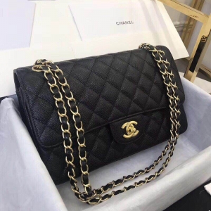 Chanel Classic Double Flap Bag – Caviar & Medium & Black