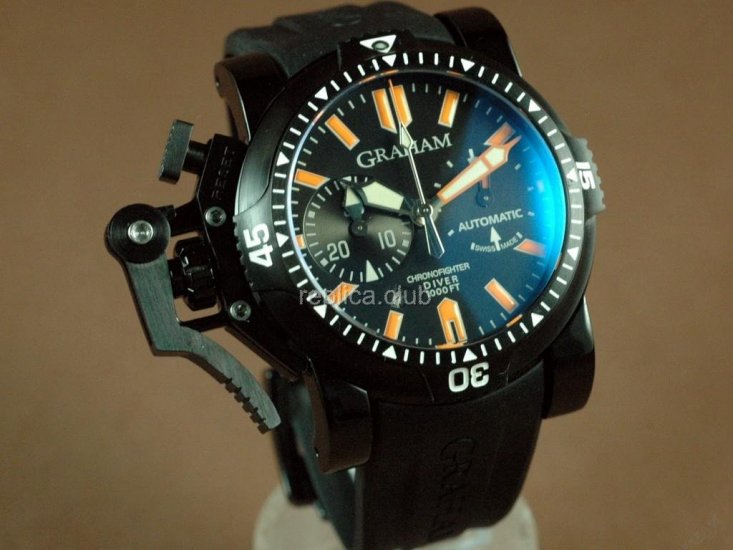 Graham Chronofighter DRIVER 1000FT Schweizer Replica Watch #2