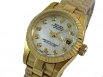 Rolex Oyster Perpetual DateJust Ladies Swiss Replica Watch #4