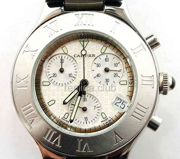 Cartier müssen 21 Chronoscaph Replica Watch #2