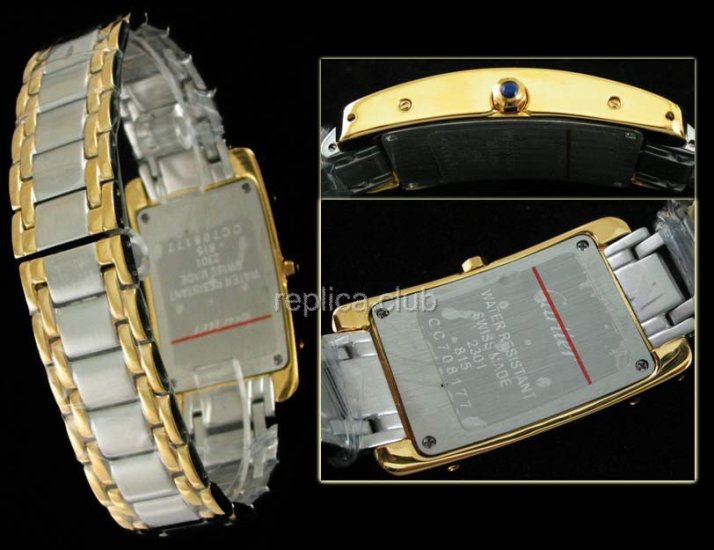 Cartier Tank Americaine Diamonds Replica Watch #6
