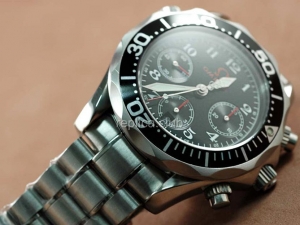 Omega Speedmaster Date Chronograph Swiss Replica Watch #2