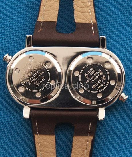 Cartier zwei Zeitzonen Quartz Replica Watch #3