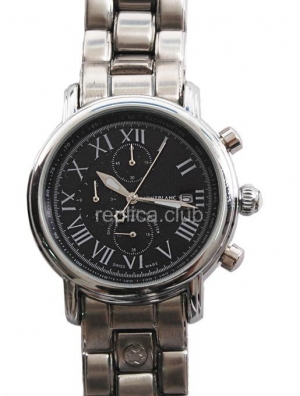 Montblanc Meisterstruck Carbon Chronograph Replica Watch #2