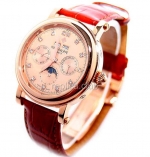 Patek Philippe Ewiger Kalender Diamonds Replica Watch #1