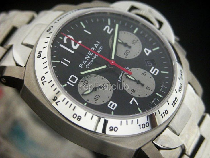 Officine Panerai PAM108 AMG Chronograph Swiss Replica Watch