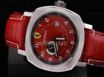 Ferrari-Uhr Replica Panerai Power Reserve Aoutmatic Bewegung rotes Zifferblatt und Armband - BWS0379