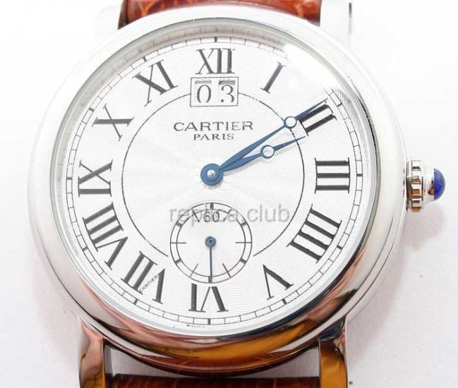 Cartier Ronde Louis Datum Replica Watch