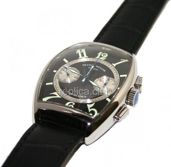 Franck Muller Casablanca Cintree Curvex Chronograph Swiss Replica Watch #2