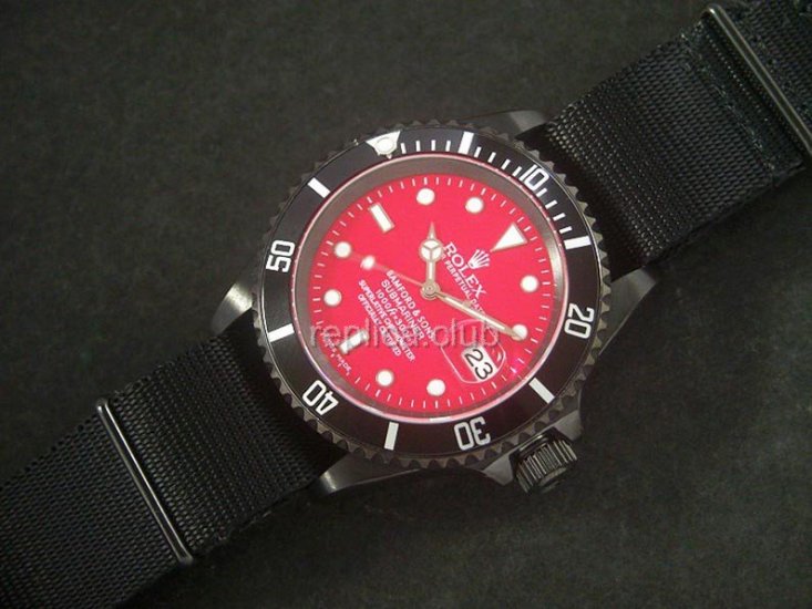 Rolex Submariner Red Swiss Replica Watch #1