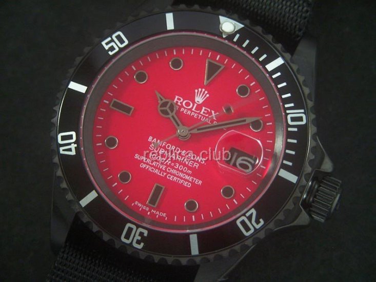 Rolex Submariner Red Swiss Replica Watch #2