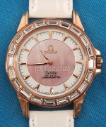 Omega De Ville Co-Axial Diamonds Replica Watch #3