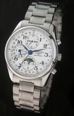 Longines Master Collection Moonphase Chronograph Swiss Replica Watch