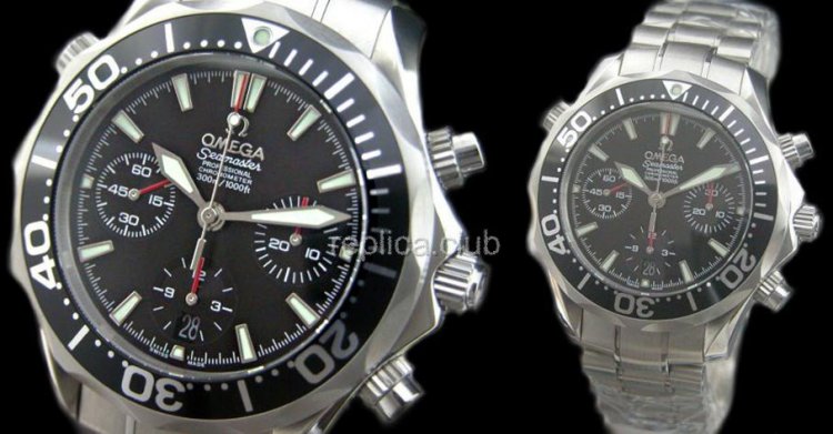Omega Seamaster Diver Chronograph Swiss Replica Watch