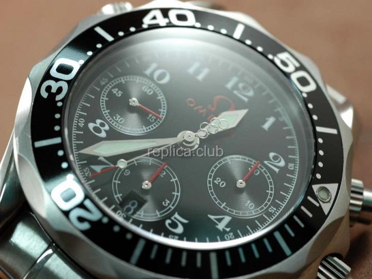 Omega Speedmaster Date Chronograph Swiss Replica Watch #2
