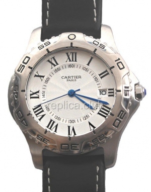 Cartier Date Quartz Movement Replica Watch #2