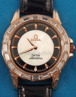 Omega De Ville Co-Axial Diamonds Replica Watch #1