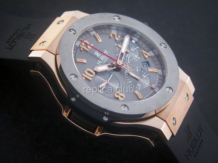 Hublot Big Bang Automatic Golden Swiss Replica Watch