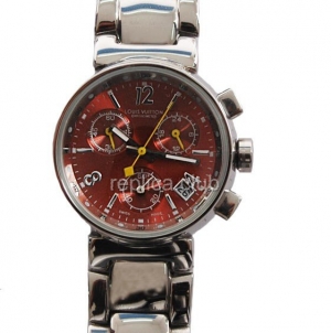 Louis Vuitton Tambour Quartz Chronograph Replica Watch #4