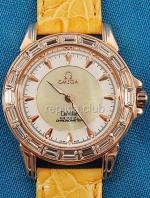 Omega De Ville Co-Axial Diamonds Replica Watch #4
