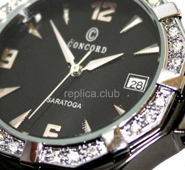 Concord Saratoga SS And PG Diamonds Replica Watch #1
