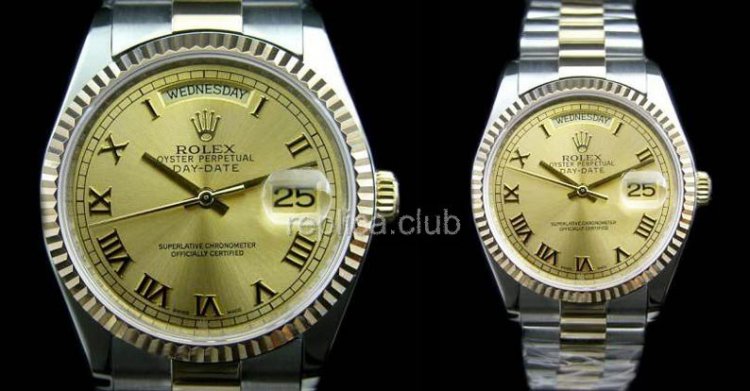 Rolex Oyster Perpetual Day-Date Swiss Replica Watch #14
