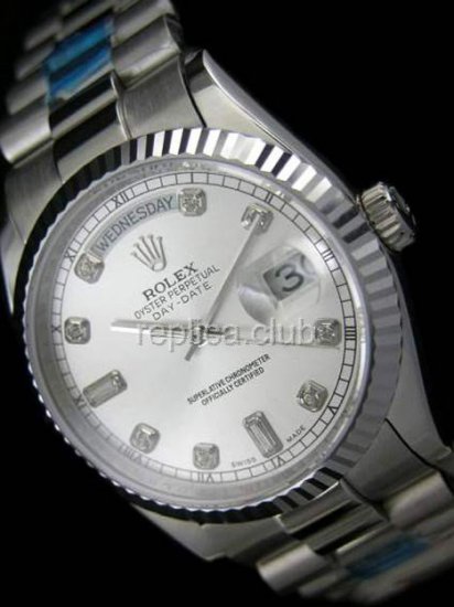 Rolex Oyster Perpetual Day-Date Swiss Replica Watch #9