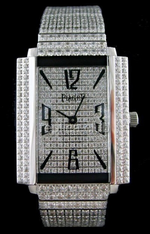 Piaget Black Tie 1967 Watch All Diamonds Swiss Replica Watch
