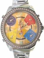 Jacob & Co Five Time Zone Full Size, Steel Braclet Replica Watch #5
