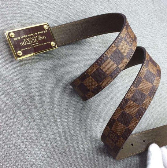 Louis Vuitton Leather Belt Replica