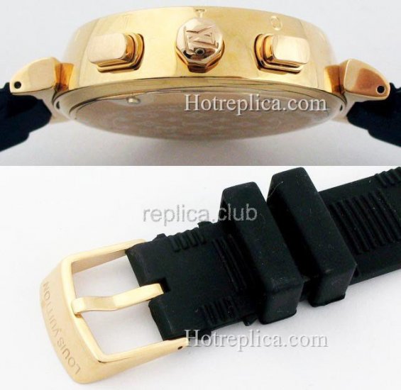 Louis Vuitton Tambour Chronograph Replica Watch #2