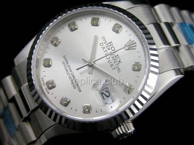 Rolex Oyster Perpetual DateJust Swiss Replica Watch #6