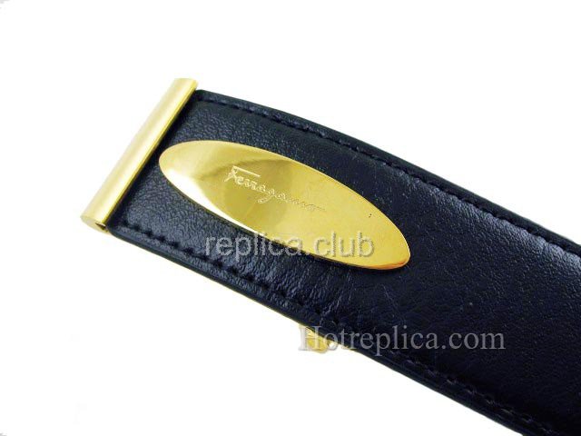 Salvatore Ferragamo Leather Belt Replica #3