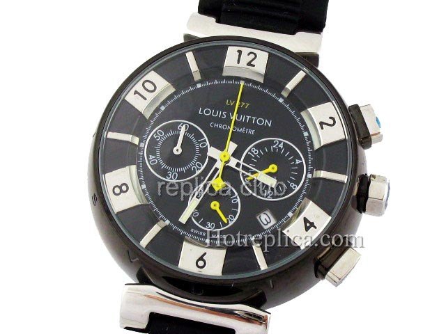 Louis Vuitton Tambour Chronograph Replica Watch #1