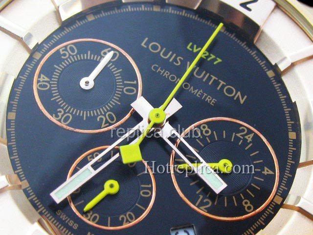 Louis Vuitton Tambour Chronograph Replica Watch #2