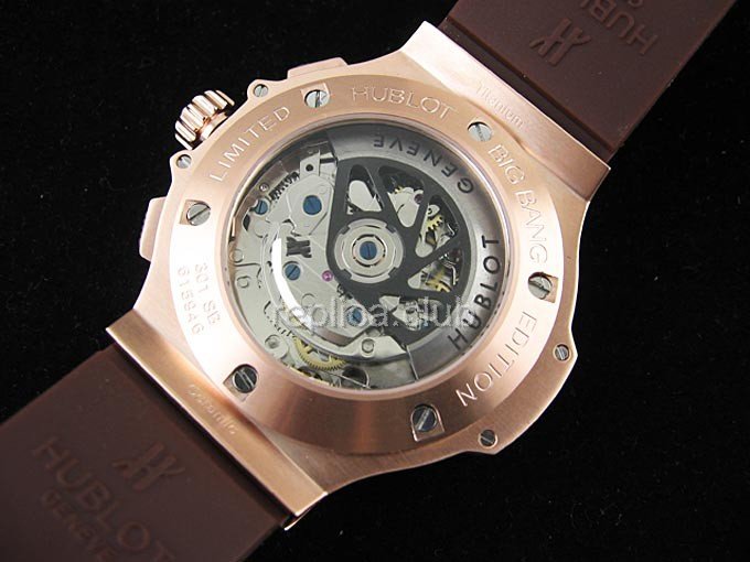 Hublot Big Bang Cappuccino Diamonds Chronograph Swiss replica