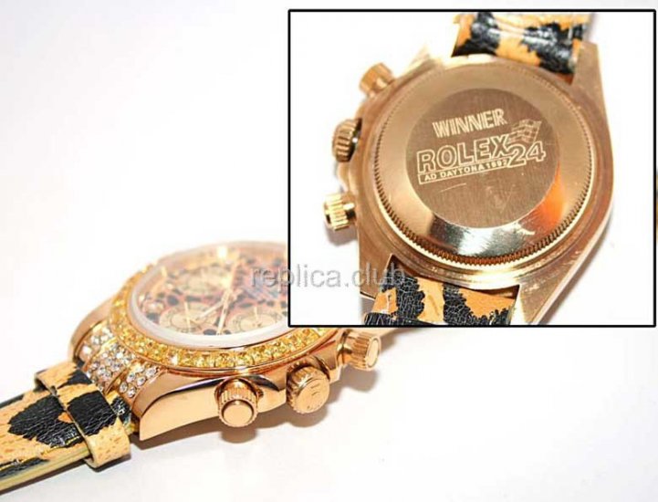 Rolex Daytona Cosmograph Leopard, Reloj Replica Tamaño Mediano #2