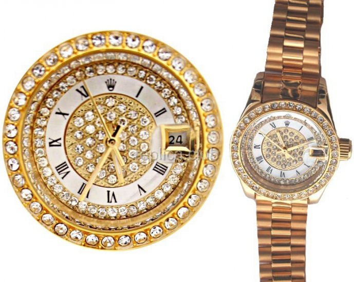 Datejust Rolex Replica reloj para mujer #32