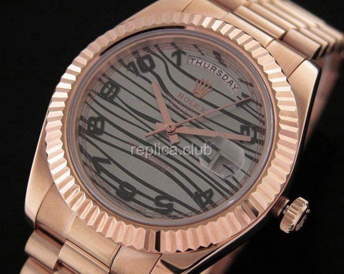 Rolex Oyster Perpetual Day-Date réplica reloj suizo #43