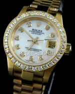 Señoras Rolex Oyster Perpetual Datejust réplica reloj suizo #3