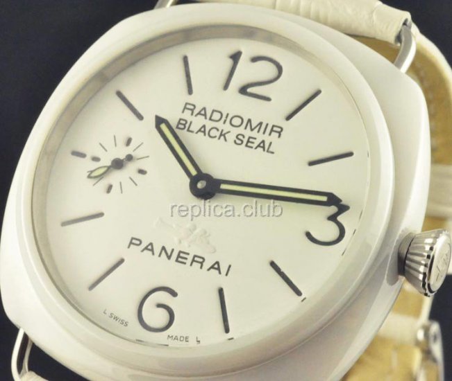 Officine Panerai Radiomir Suiza Sello Negro Reloj