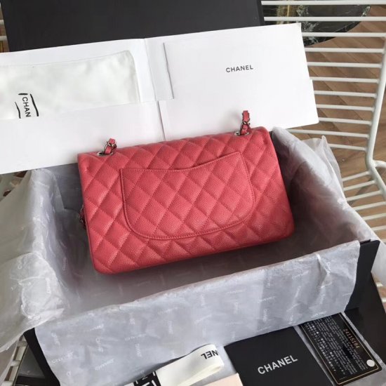 Chanel Classic Double Flap Bag – Caviar & Medium & Pink