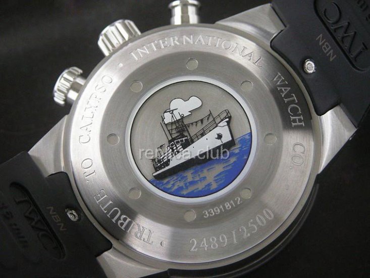 CBI Edición Especial Aquatimer Cronógrafo Cousteau Divers Replicas relojes suizos