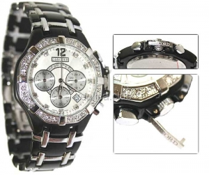 Saratoga Concord Cronógrafo Diamante Replica Watch #1