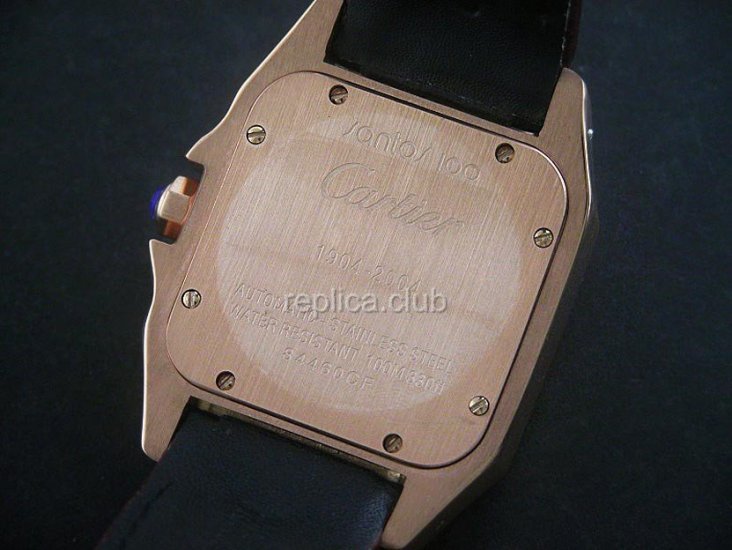 Cartier Santos 100 Hombres Replicas relojes suizos #1