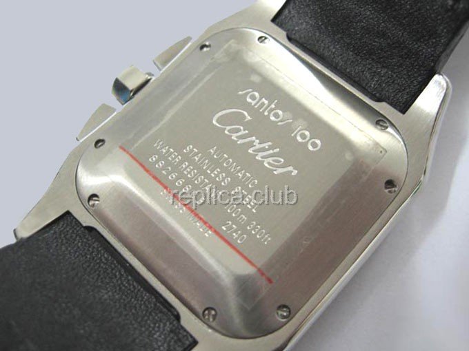 Cartier Santos 100 cronógrafo Replicas relojes suizos #1