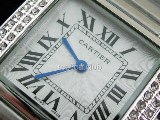 Cartier Tank Francaise Joyería Replica Watch #4