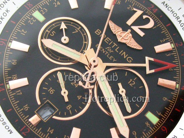 Cronógrafo Bentley Breitling replicas relojes #3