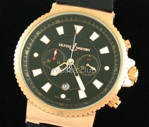 Editions Ulysse Nardin Maxi Limited sceau bleu marine Replica Watch Chronograph #3
