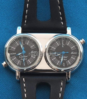 Cartier deux fuseaux horaires Replica Watch Quartz #2